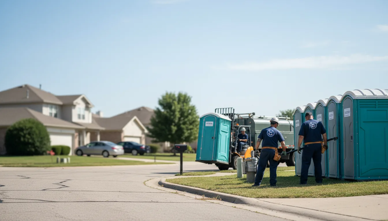 Porta Potty Rental in Rentiesville, OK near me